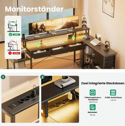 Bureau d'Angle en L