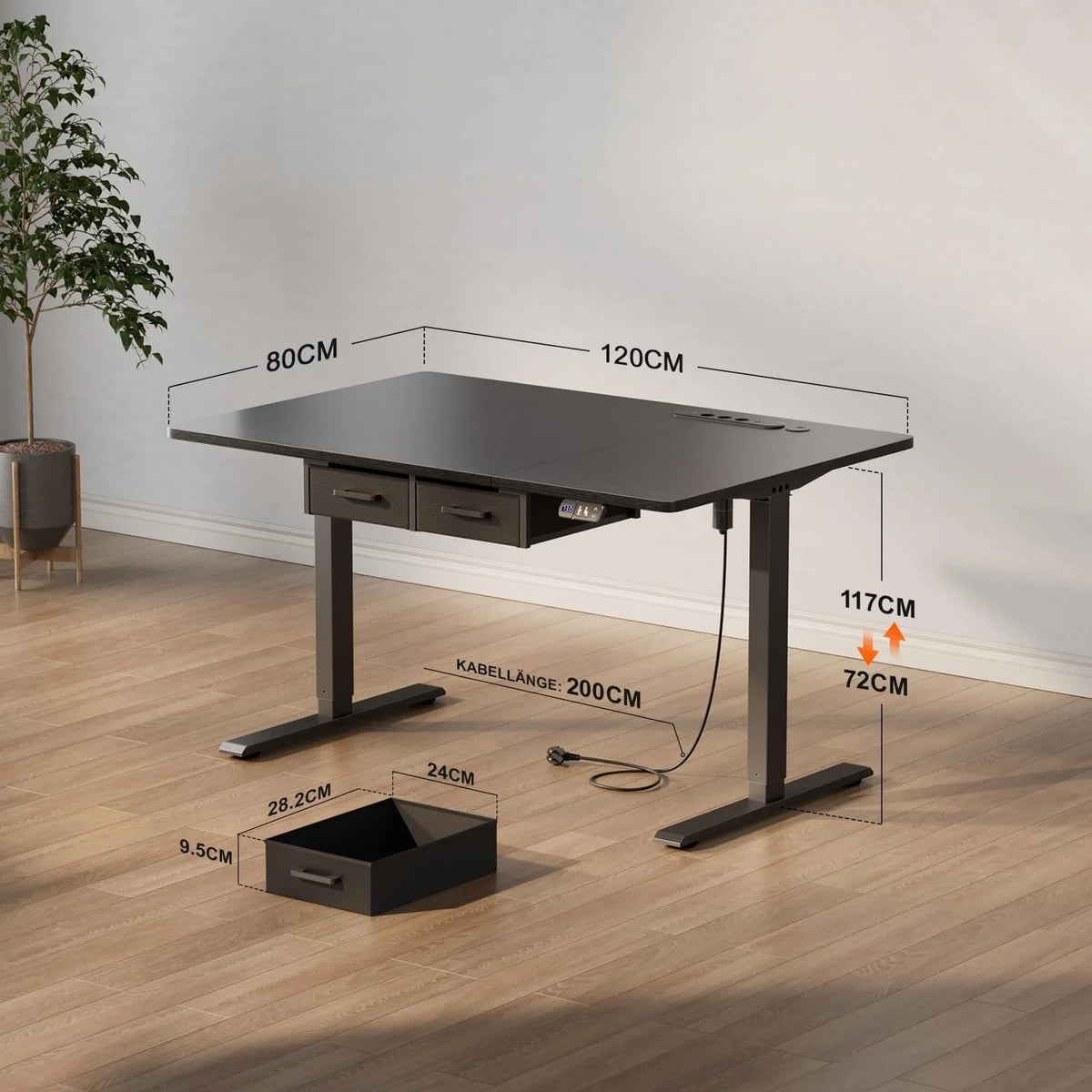 Bureau Assis-Debout Électrique