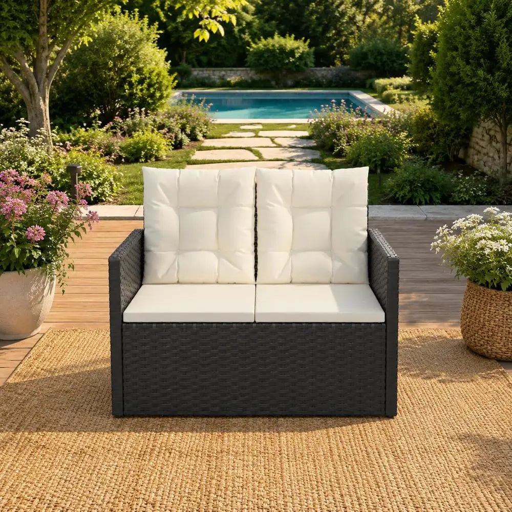 Banc de Jardin en Rotin