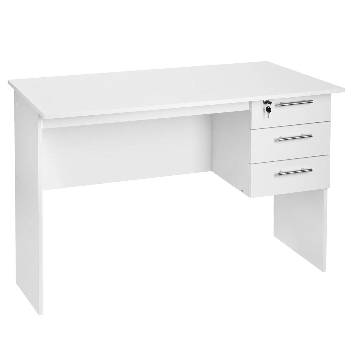 Bureau 3 Tiroirs & Serrure