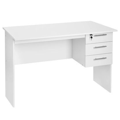 Bureau 3 Tiroirs & Serrure