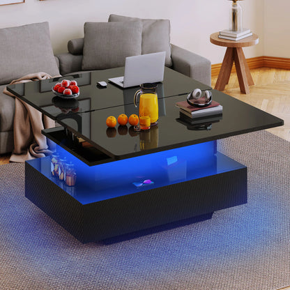 Table Basse Relevable 4-en-1
