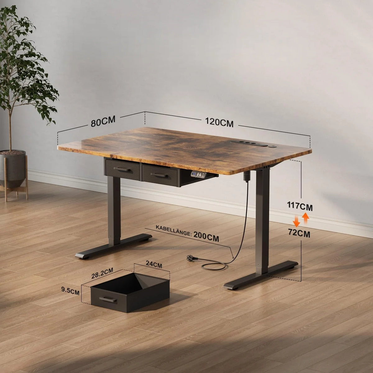 Bureau Assis-Debout Électrique