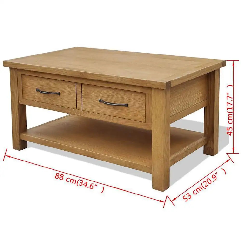 Table Basse en Chêne Massif