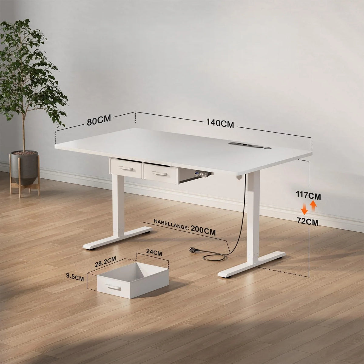 Bureau Assis-Debout Électrique