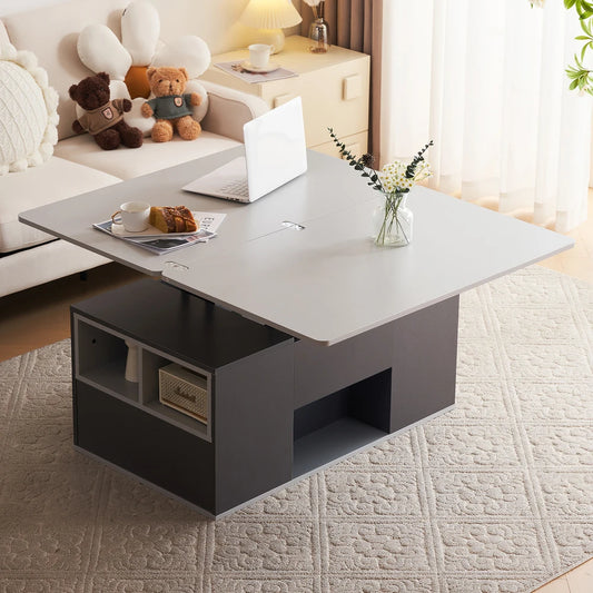 Table Basse Relevable 2-en-1