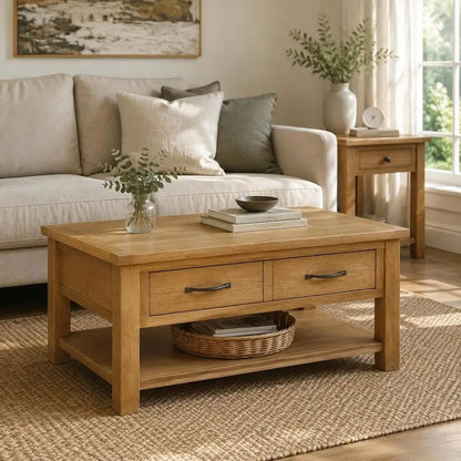 Table Basse en Chêne Massif